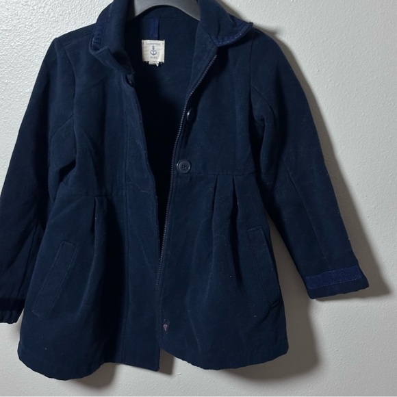 Land’s End Kids Girls Navy Blue Coat Jacket Size 6 - Picture 5 of 8